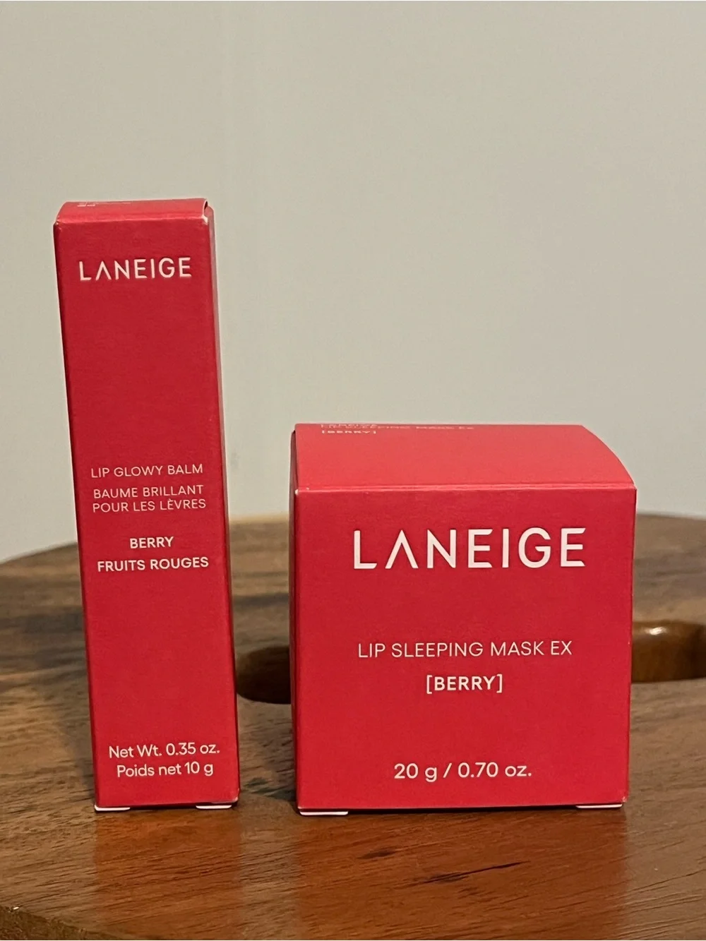 LANEIGE Berry Lip Sleeping Mask EX & Berry Lip Glowy Balm Bundle